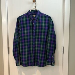 Brooks Brothers cotton flannel button collared shirt